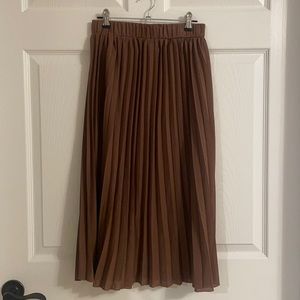 Shein Pleated Midi Skirt